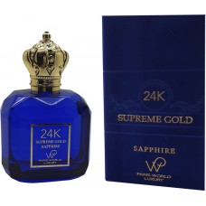 Paris World Luxury 24K Supreme Gold Sapphire